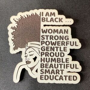 Inspirational Black Woman Magnet